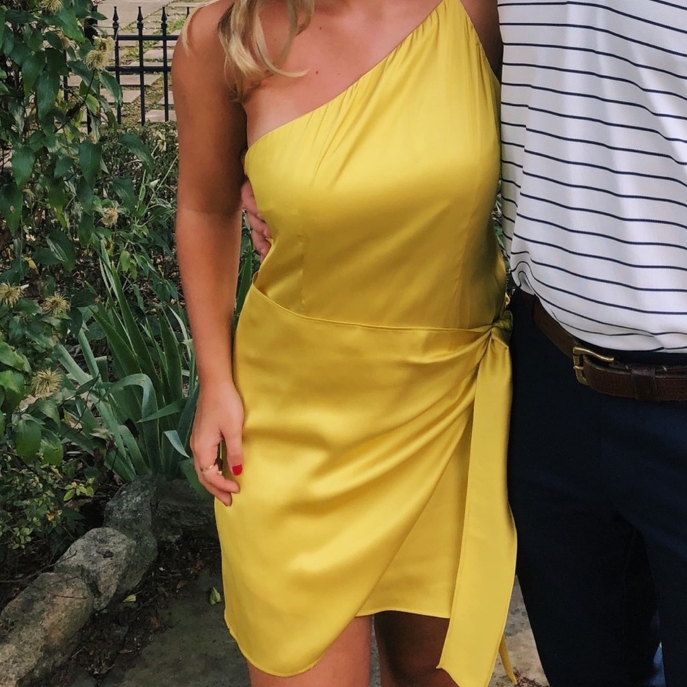 Lovers + Friends yellow dress